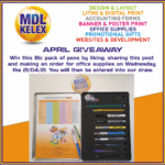 MDL - APRIL GIVEAWAY