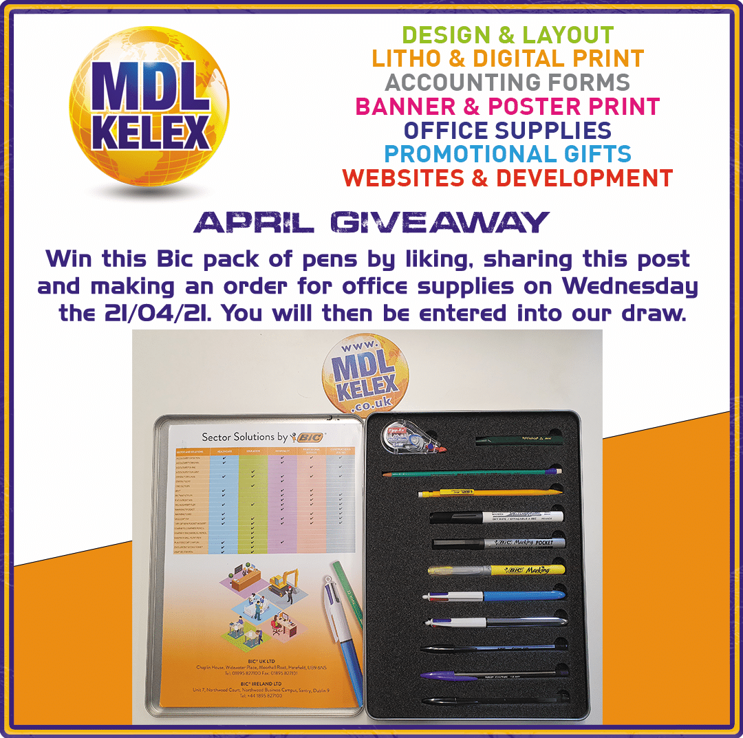 MDL - APRIL GIVEAWAY