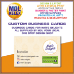 MDL - Nati's Delights Bakery BUSINESS CARD