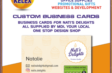 MDL - Nati's Delights Bakery BUSINESS CARD
