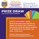 Prize Draw - Win An Exclusive Notebook!