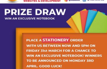 Prize Draw - Win An Exclusive Notebook!