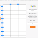 perforated paper custom options