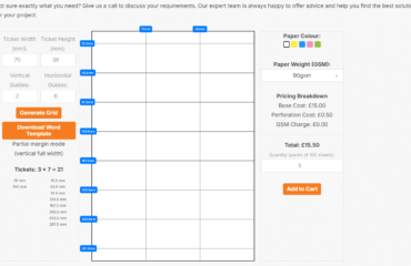 perforated paper custom options